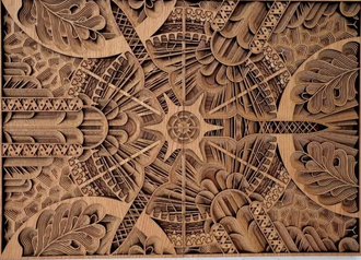 激光切割藝術(shù)木雕，展現(xiàn)絕美的藝術(shù)盛宴