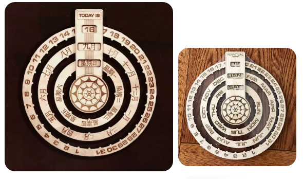 時(shí)間都去哪了？激光雕刻日歷助您記錄精彩生活