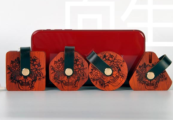 激光雕刻耳機(jī)纏繞器，解決您收納煩惱