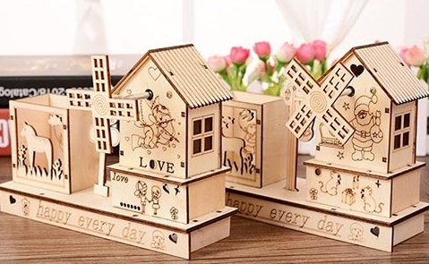 激光雕刻的音樂盒，帶您追尋記憶深處的韻律