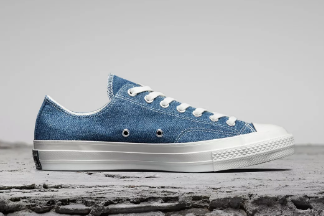 激光助力匡威Renew Denim環(huán)保鞋，探尋牛仔改造之路