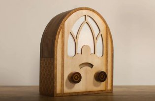 激光切割復(fù)古收音機(jī)，帶你追憶舊時(shí)光