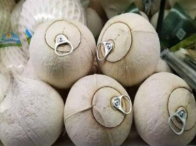 激光切割椰子，輕松喝到甜美新鮮的椰汁