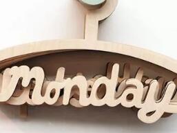 激光切割衣架，收納也要美美的